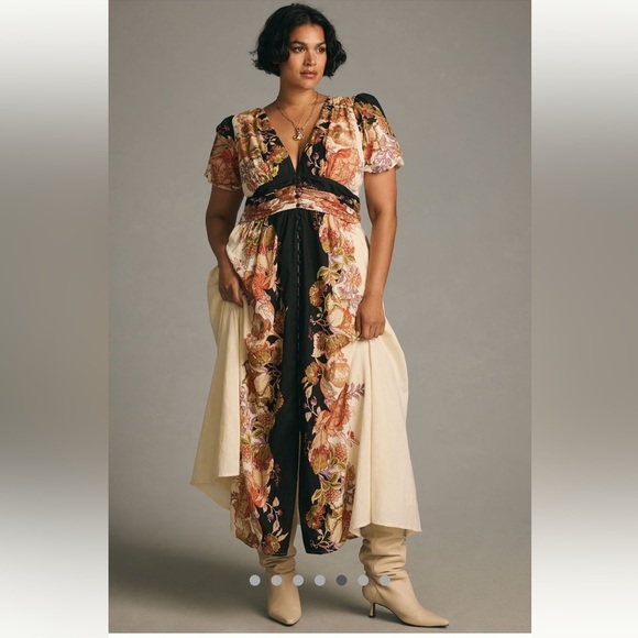 🍀SOLD🍀 Anthropologie NWT The Katerina Button-Front Dress size M. - Picture 5 of 16